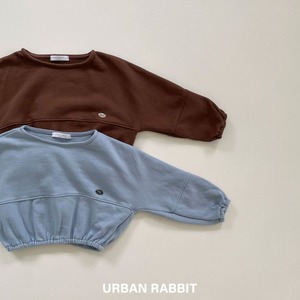 【urbanrabbit】バルーン切替プルオーバー ブラウン 90~130cm 240831