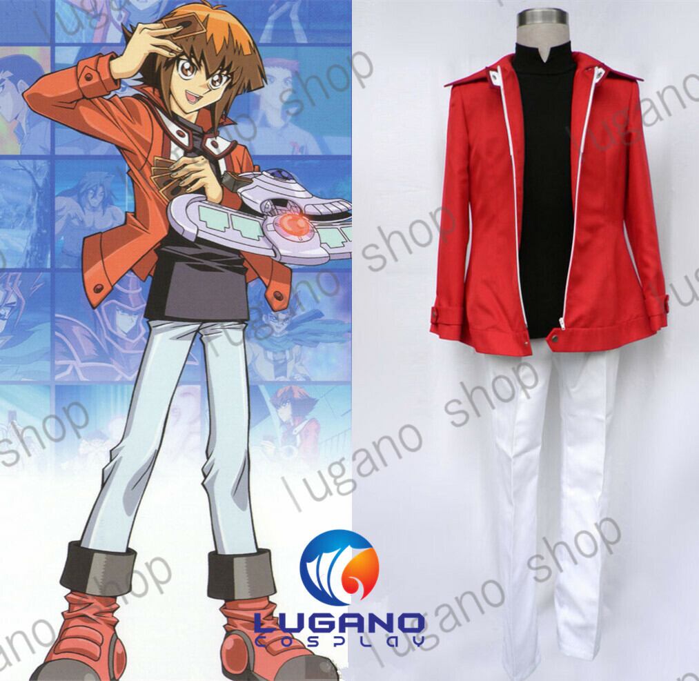 遊戯王GX 遊城十代風 コスプレ衣装一式 遊城十代（ゆうきじゅうだい） コスプレ衣装 『遊☆戯☆王デュエル