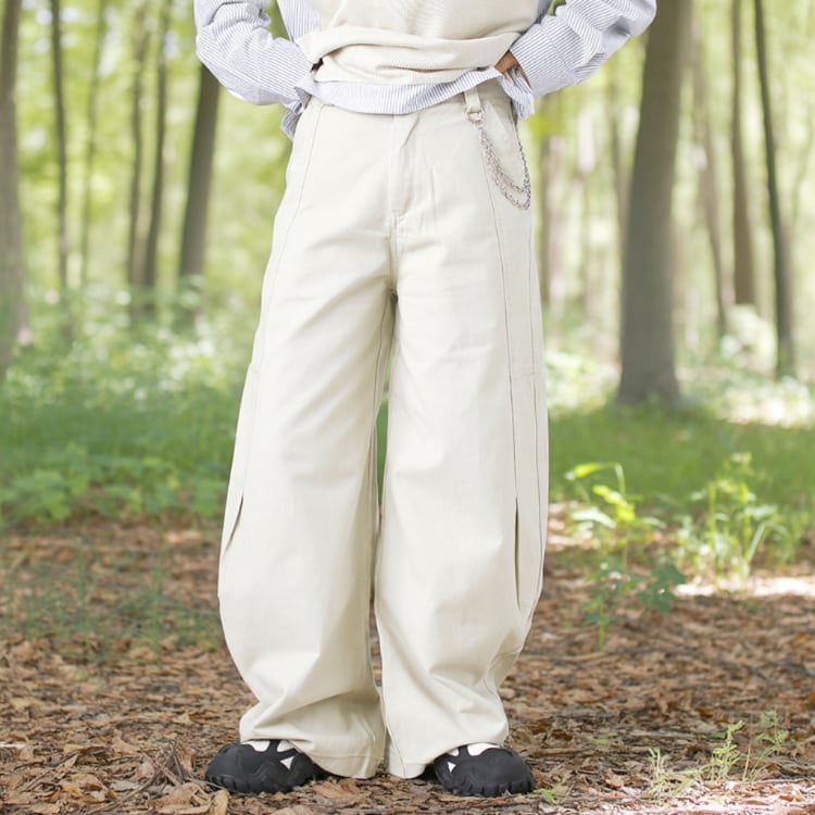 Wide Silhouette Pants ‐2col‐ A0632