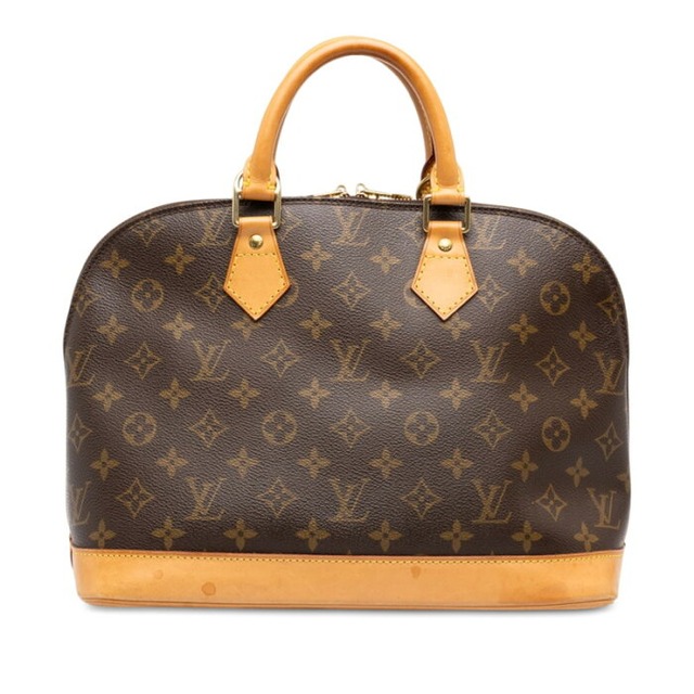 ルイ ヴィトン モノグラム アルマPM ハンドバッグ M51130 ブラウン PVC レザー レディース LOUIS VUITTON 中古