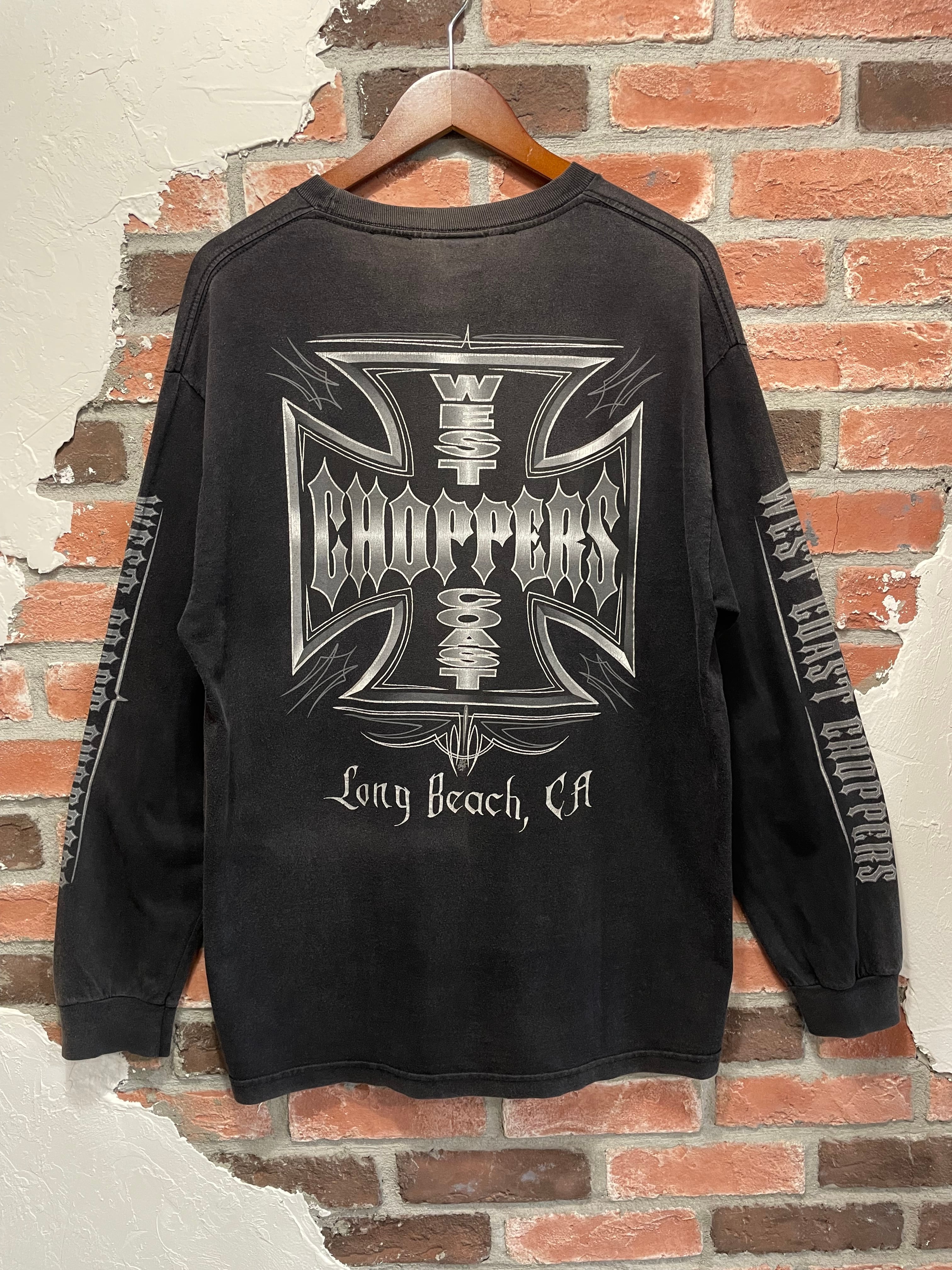 C*5様 West coast choppers ロンT 長袖カットソー L West Coast Choppers L/S Tee 黒 L ウエストコーストチョッパー 長袖