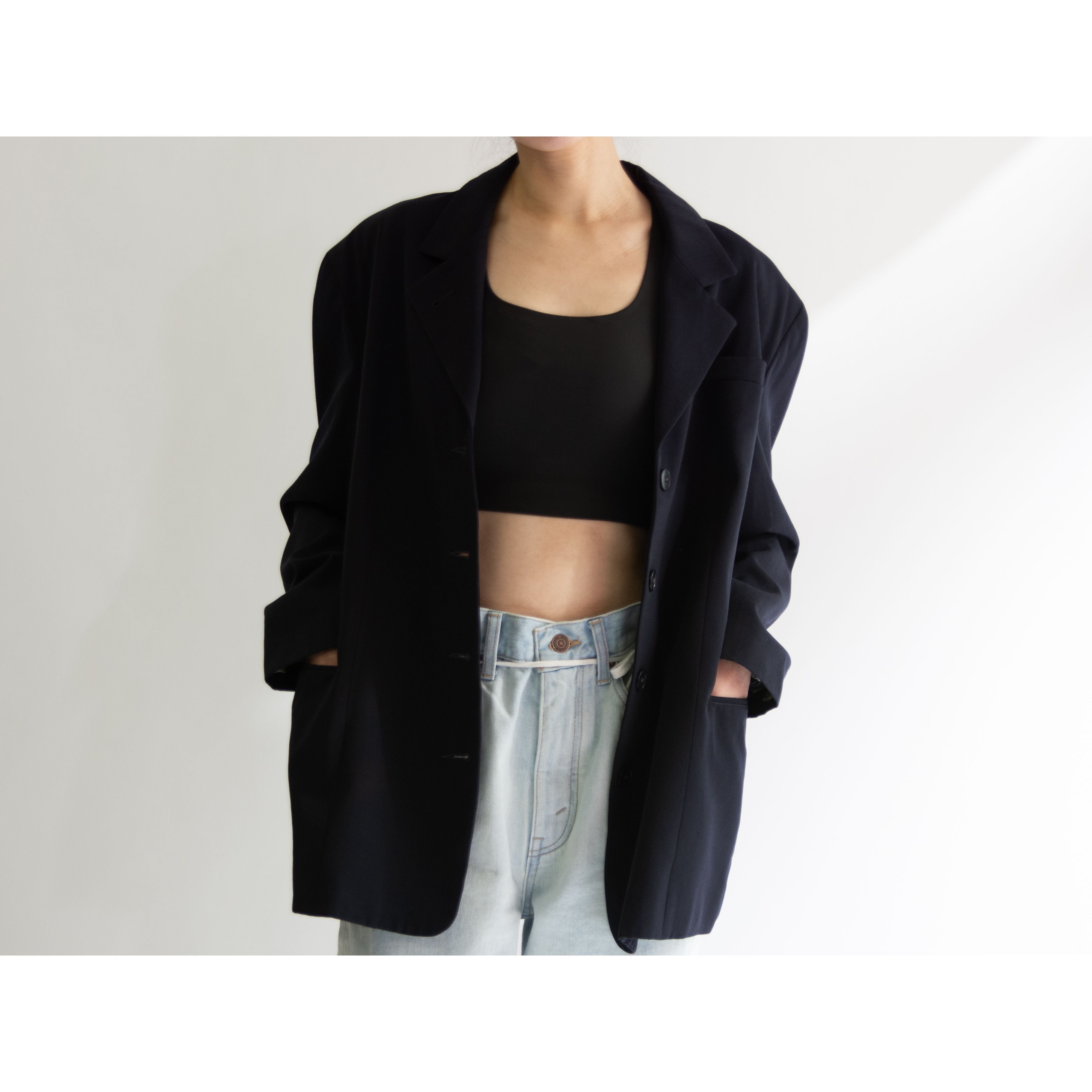 【JASPER CONRAN】Made in United Kingdom 80-90's 100% Wool Jacket（ジャスパーコンラン 英国製ウールテーラードジャケット）