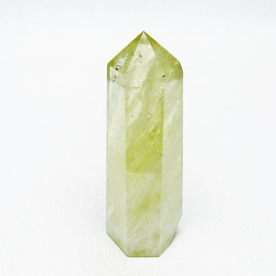 シトリンクォーツ 六角柱 シトリン ポイント 置物 一点物 142-10160