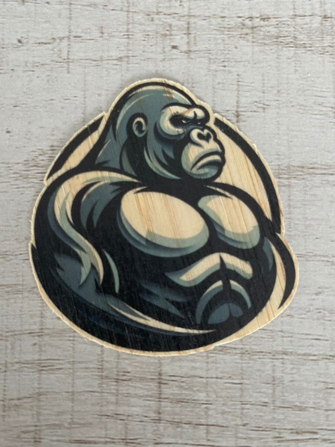 バンブーステッカー　ゴリラ2