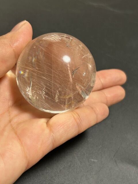 ルチルクォーツ丸玉46mm