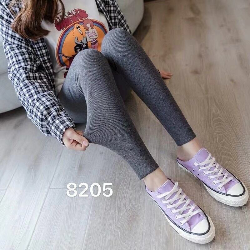 リブニットレギンスパンツ