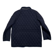 Mademoiselle NON NON マドモアゼルノンノン 裏地フリース キルティング ジャケット サイズ 38 M /ネイビー/レディース/パパス/日本製