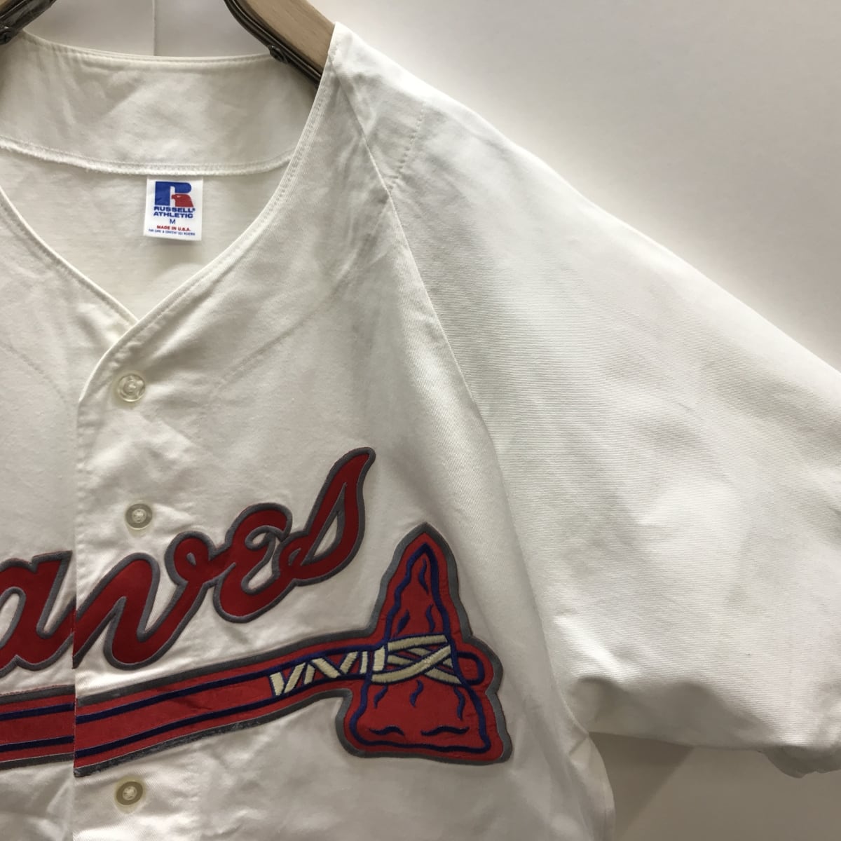 ラッセル 90年代 USA製 ATLANTA BRAVES MLB 肉厚 ヘビー ...