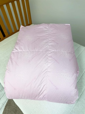 羽毛合掛ふとん　ユニバ【シングル】【ピンク】