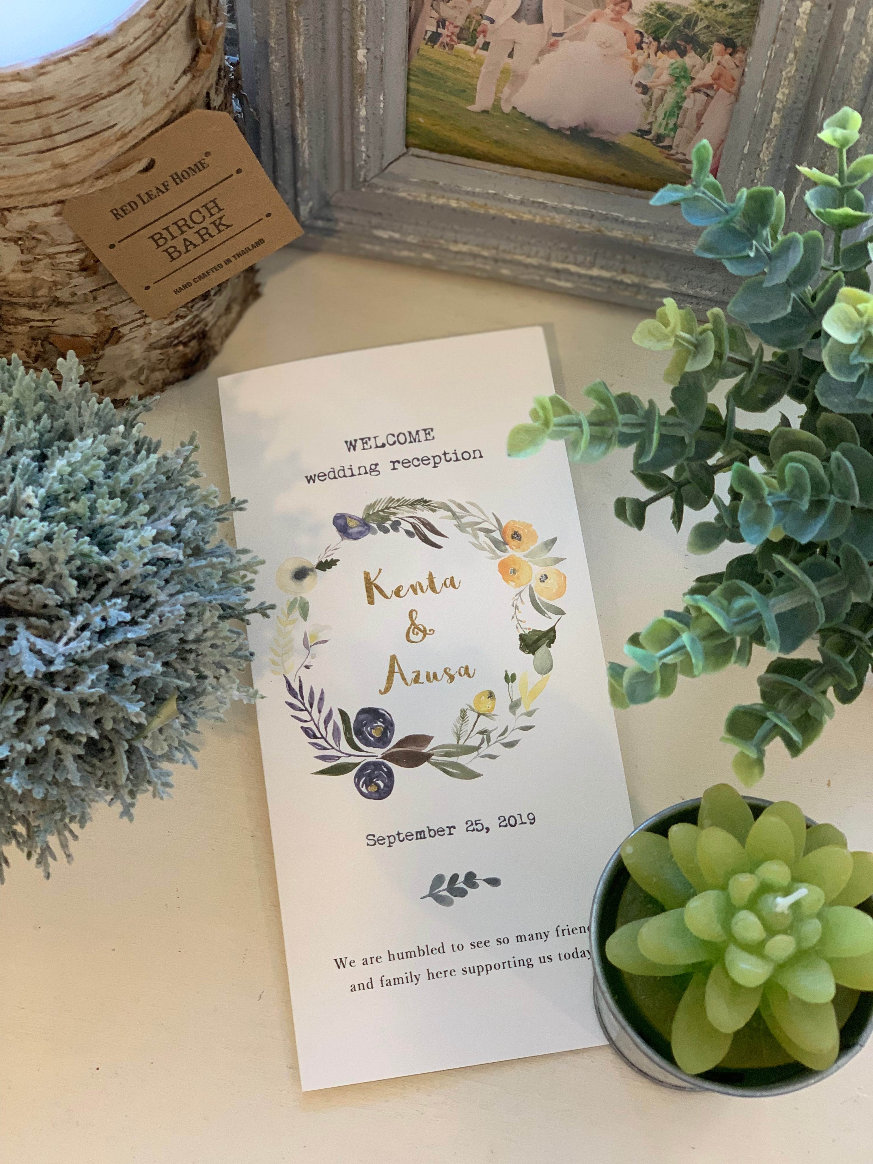 席次表 151円~/部 【ナチュラル】│結婚式 ウェディング