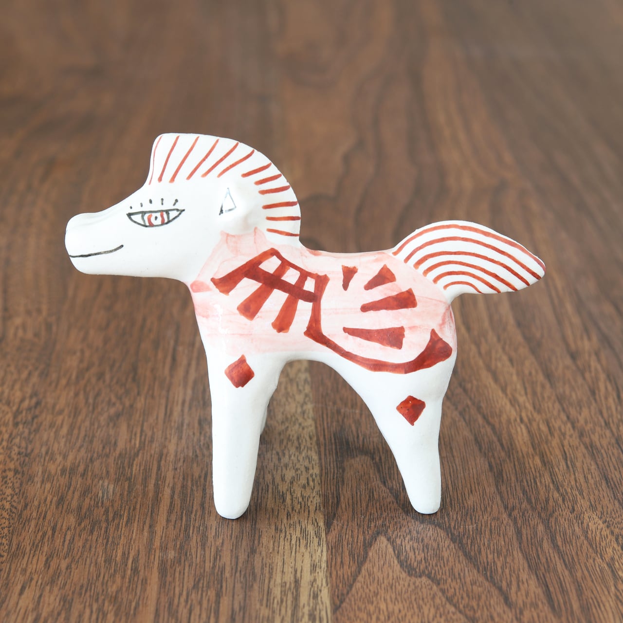 山口祥治 干支フィギュア 午(ウマ)「ウマジャロウ UJ-128」 工房:喜鶴製陶(有田焼)