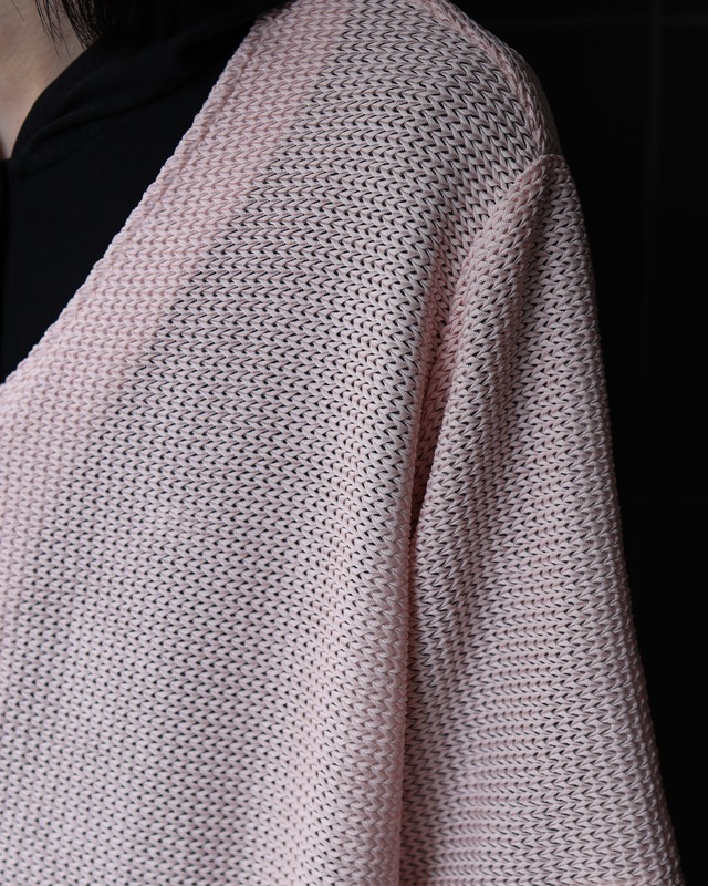 Mesh short sleeve cardigan