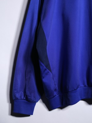 ”adidas” 刺繍 blue coloring track jacket