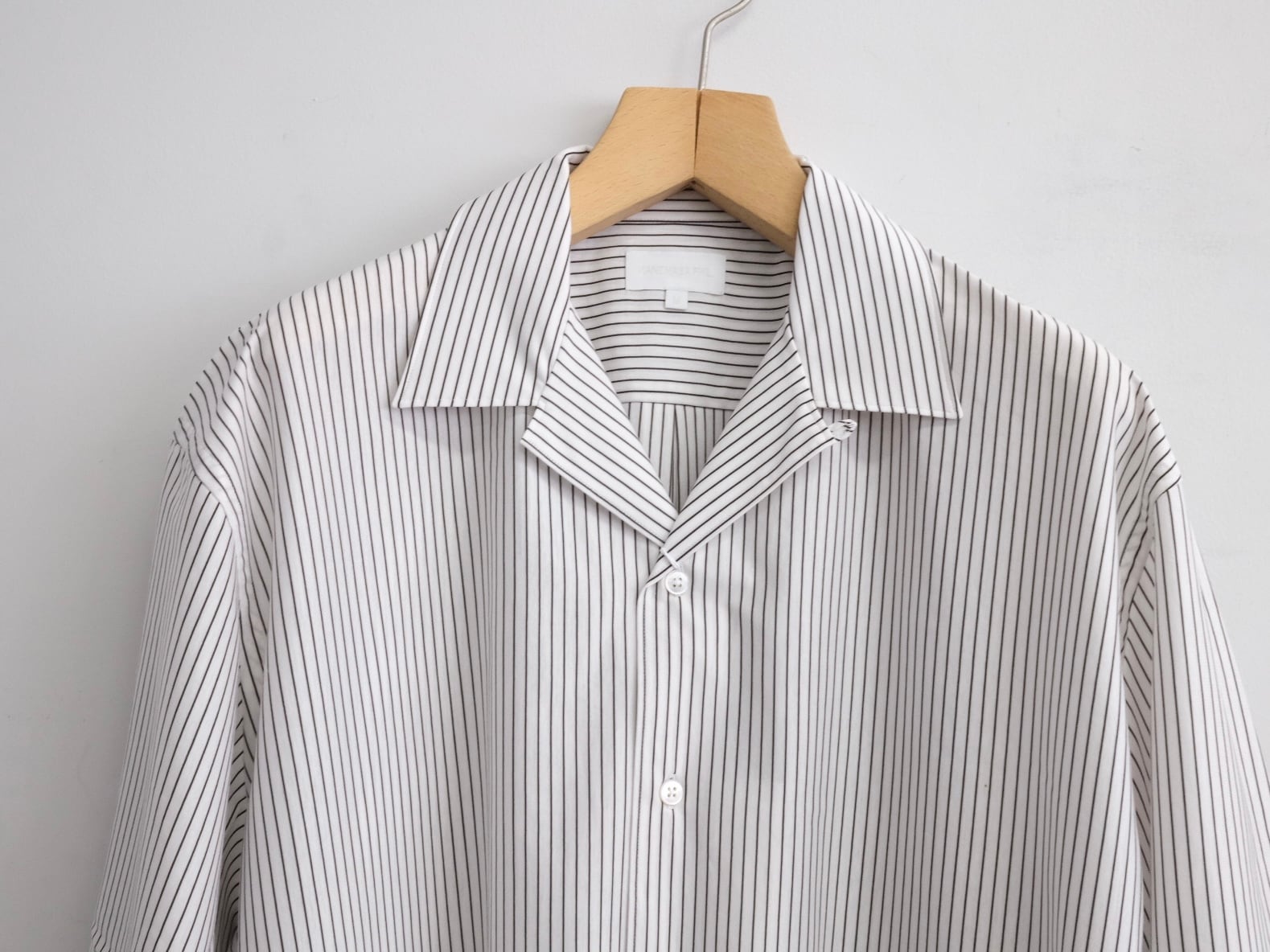 KANEMASAPHIL” 46G Stripe Ether Shirt PS Black” | Lapel online store
