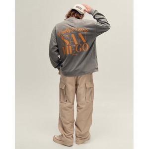 Vintage style back logo tops 1069