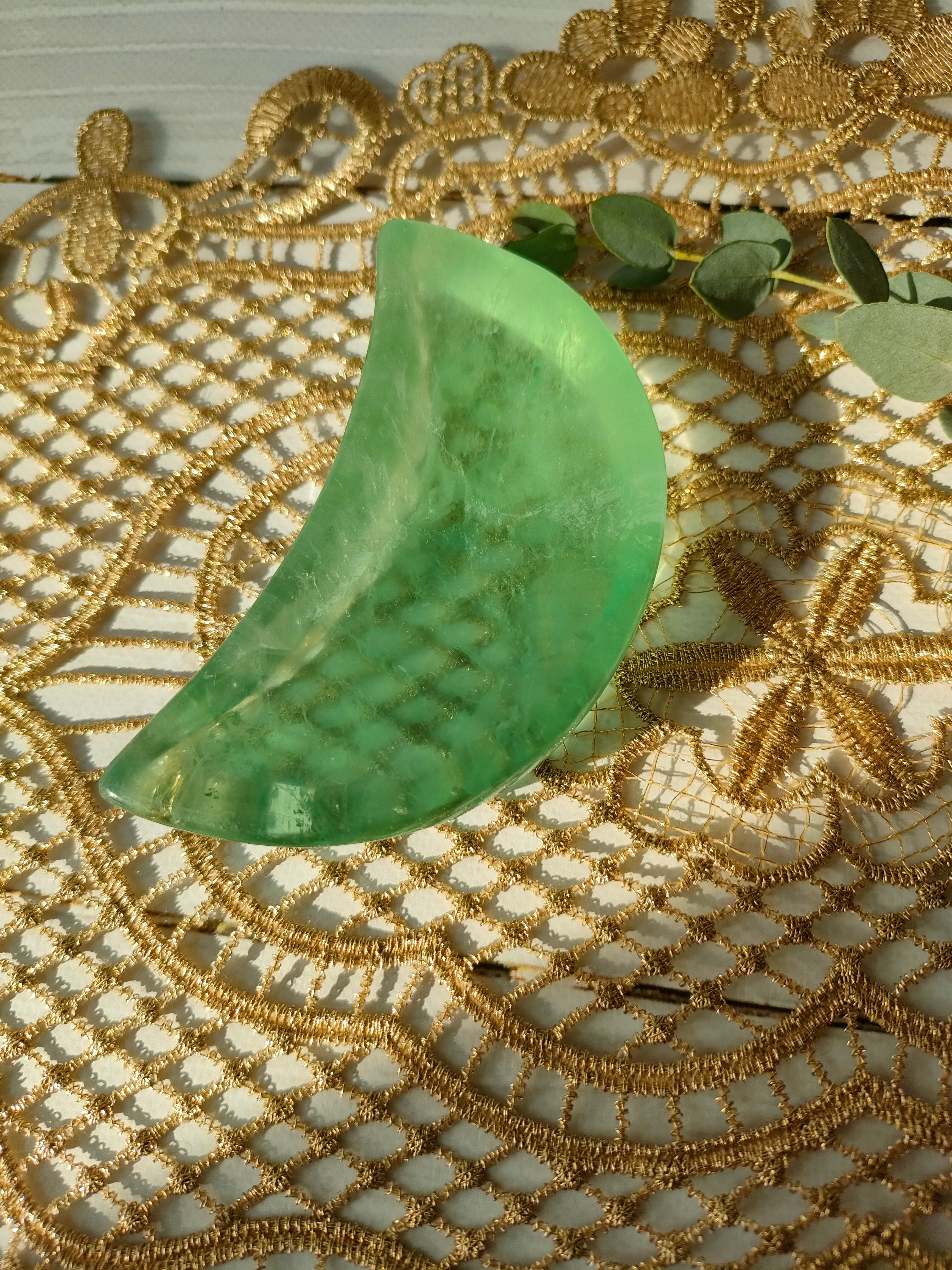 フローライト月型トレイ