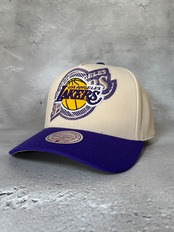 Michell＆Ness/ミッチェル＆ネス NBA  レイカーズ  OFF TILTED PRO SNAPBACK LOS ANGELES LAKERSキャップ