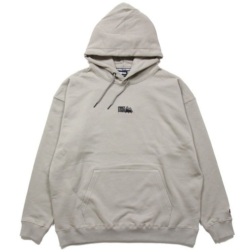 FIRST DOWN (ファーストダウン) PRINT PULLOVER PARKA プリント プルオーバーパーカー スクエアロゴ  ベージュ F872509