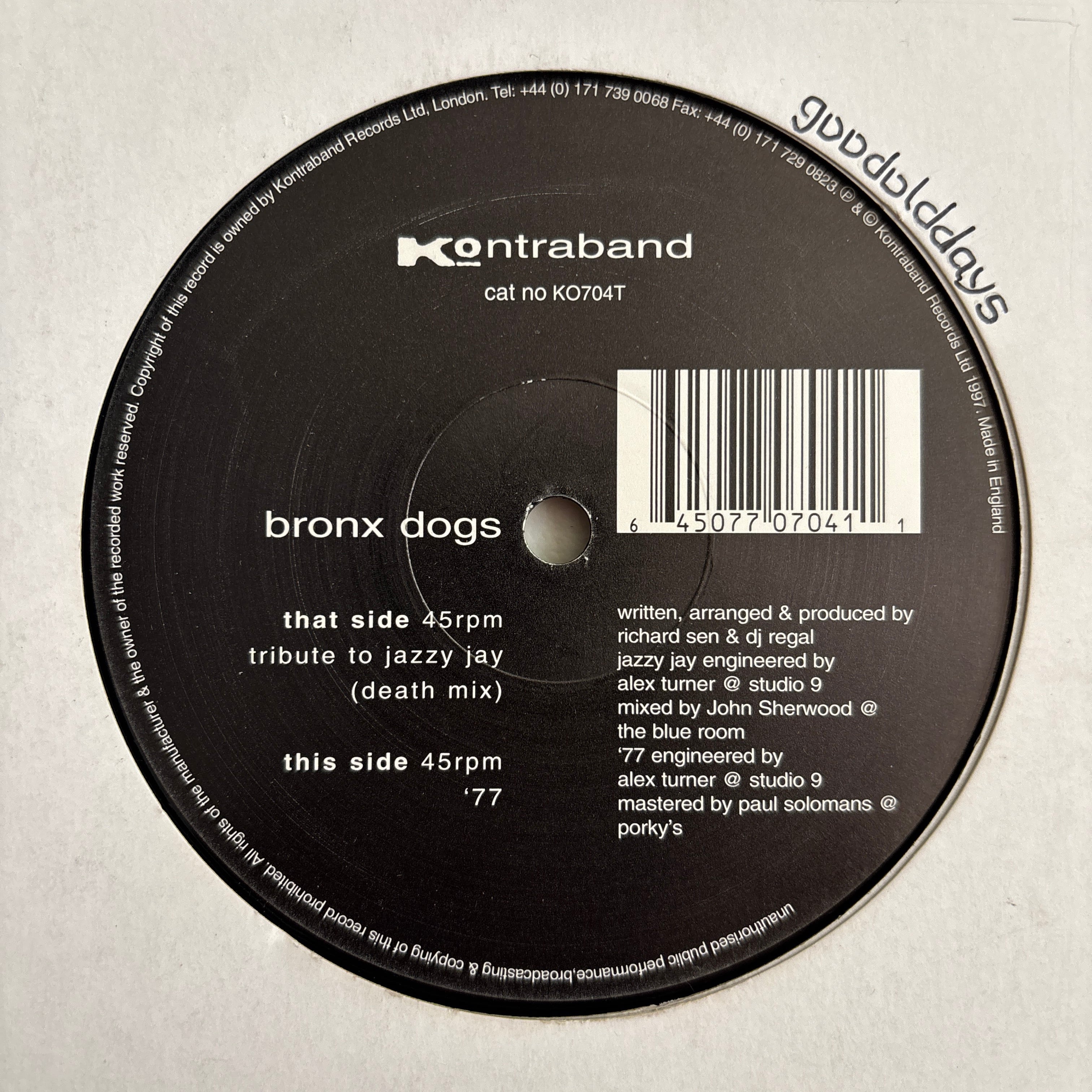 Bronx Dogs - Tribute To Jazzy Jay / '77 | goodolddays