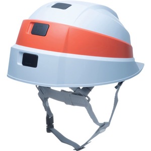 ＤＩＣ　折りたたみヘルメット　ＩＺＡＮＯ２　ホワイト／オレンジライン　ＫＰ