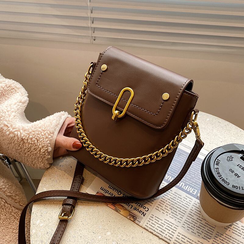 オータムスタンダード レトロ 秋物 スクウェア メッセンジャーバッグ 手作りハンドバック78840219152