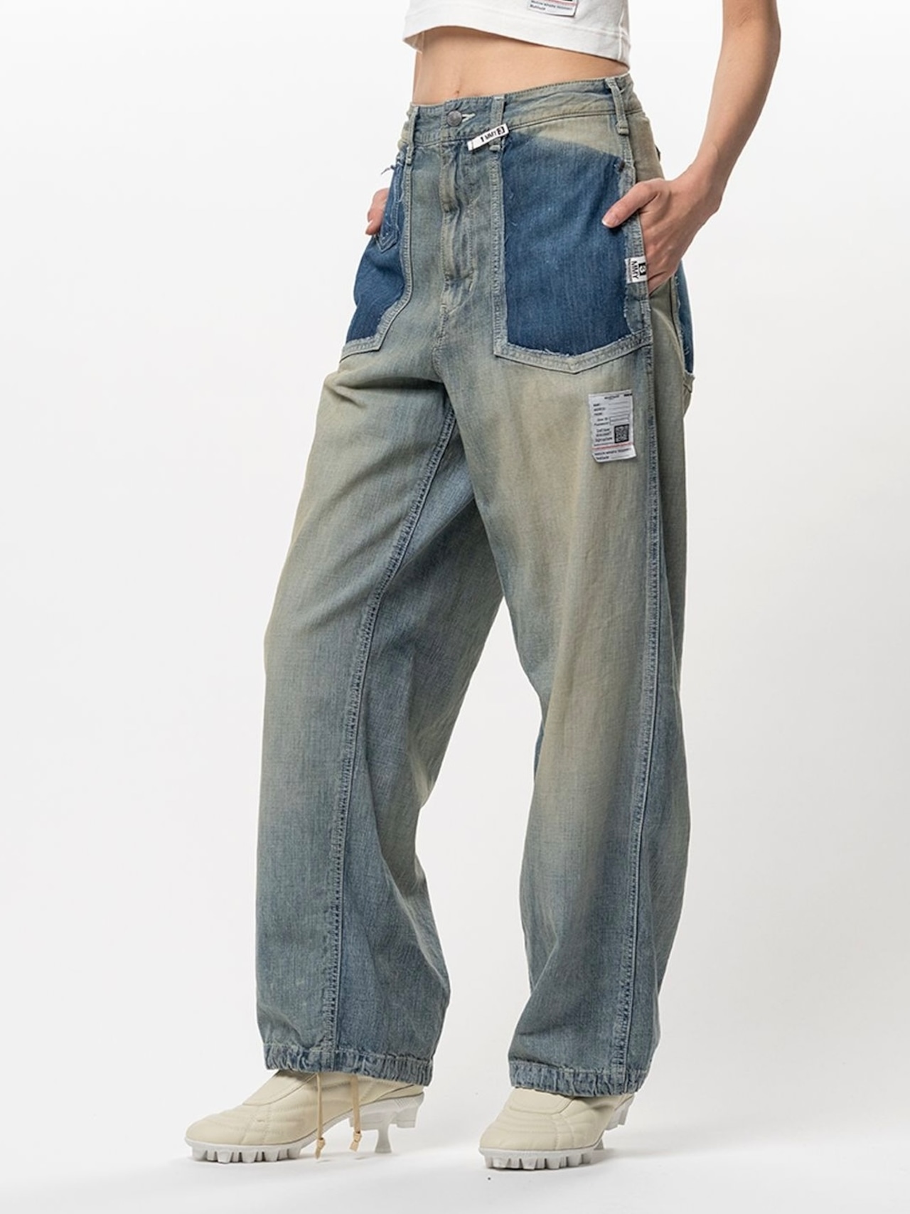 【26SS】Maison MIHARA YASUHIRO ミハラヤスヒロ / Cut-Out Pocket Denim Pants - 3