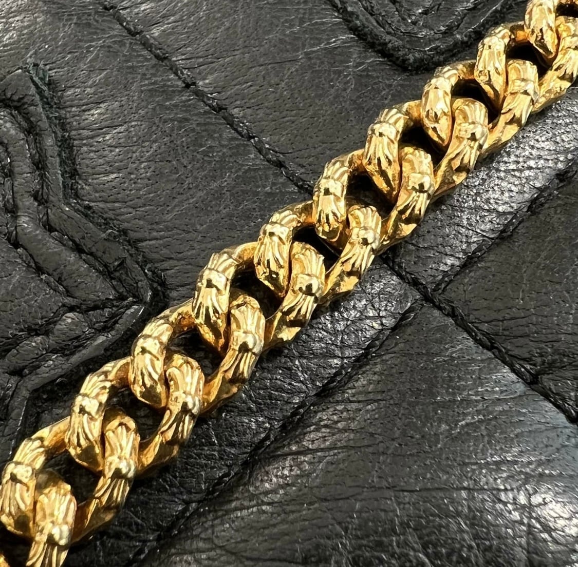 CHROME HEARTS 22K Extra Mini Fancy Chain Bracelet クロムハーツ 22K