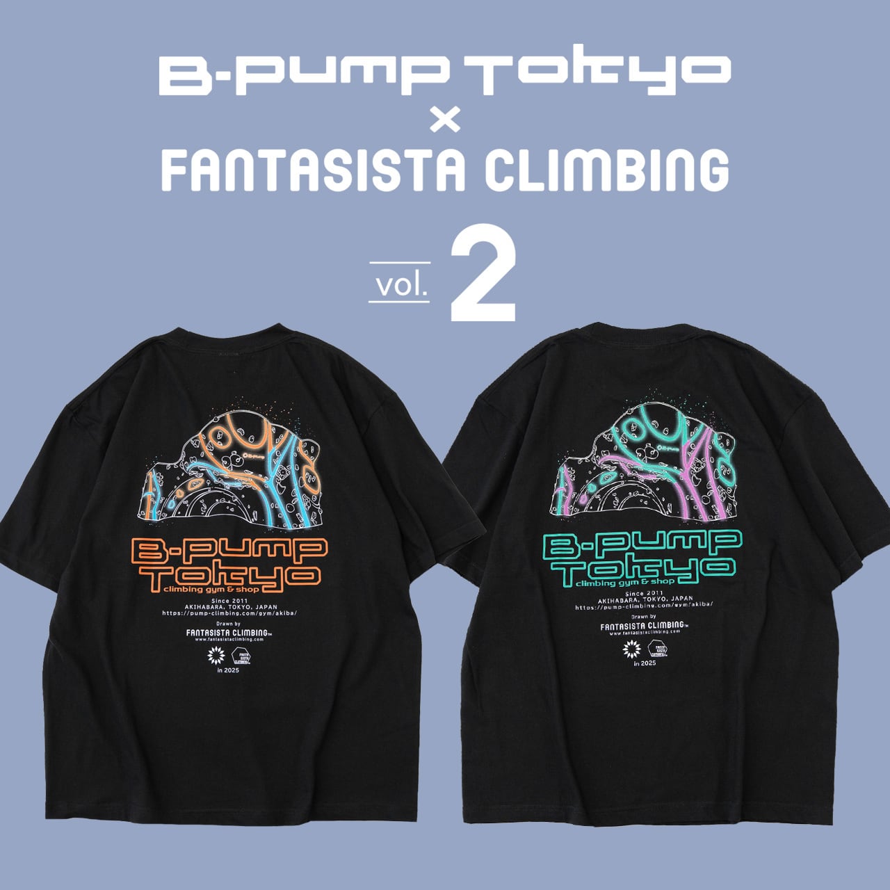 コラボTee [ B-PUMP TOKYO ] Vol.2 | FANTASISTA CLIMBING