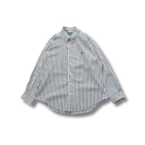 Ralph Lauren ラルフローレン CLASSIC FIT ストライプシャツ（表記LL・実寸L相当）｜NA967