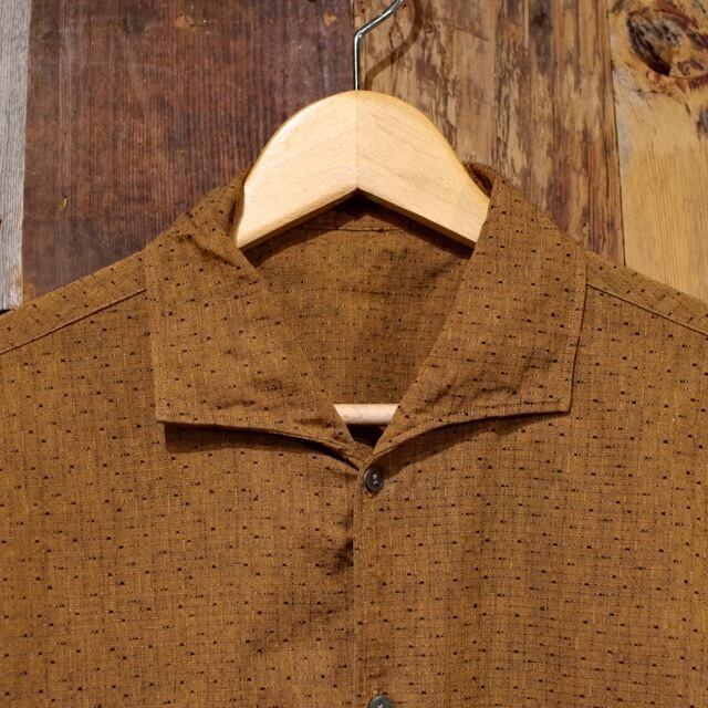 1960s S/S Cotton Shirt / 60年代 イタリアンカラー 半袖シャツ ミント ...
