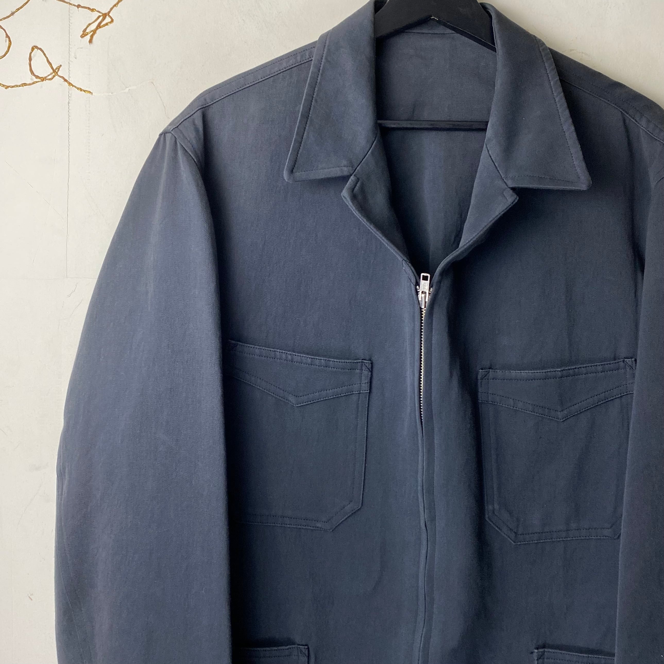 Y's for men 青 ジップアップジャケット Y's for men 青 ジップアップジャケット 【公式通販】