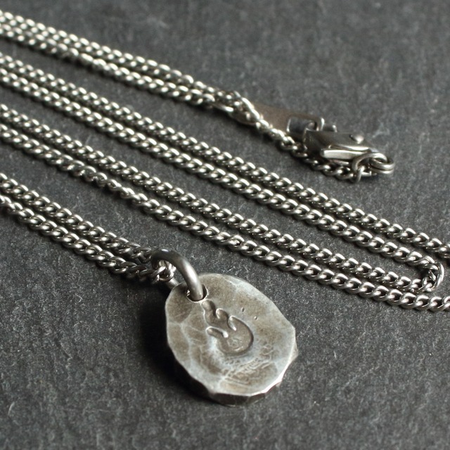 【Stamp Tin Necklace #Fire】
