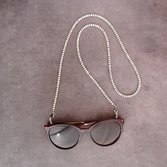 【予約／10%OFF】2way グラスコード ネックレス兼用（眼鏡ホルダー）受注制作品【Glasses Code】