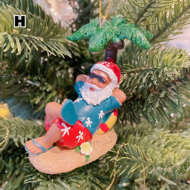 ハワイアン サンタクロース / クリスマス オーナメント クリスマス雑貨