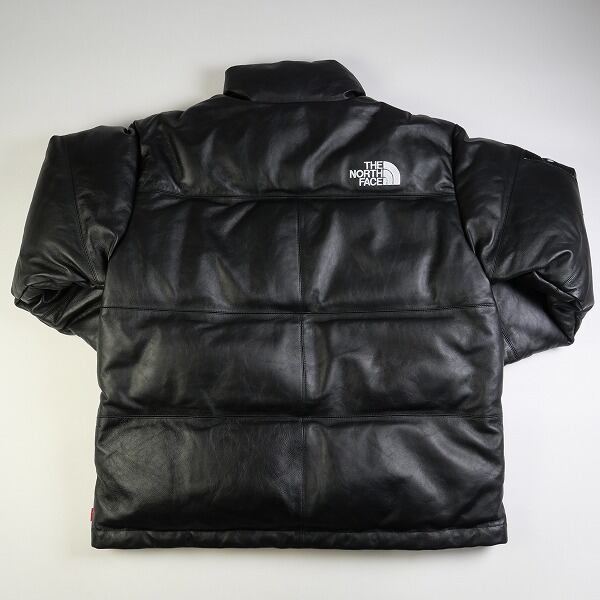 Black S 17AW Supreme The North Face Leat