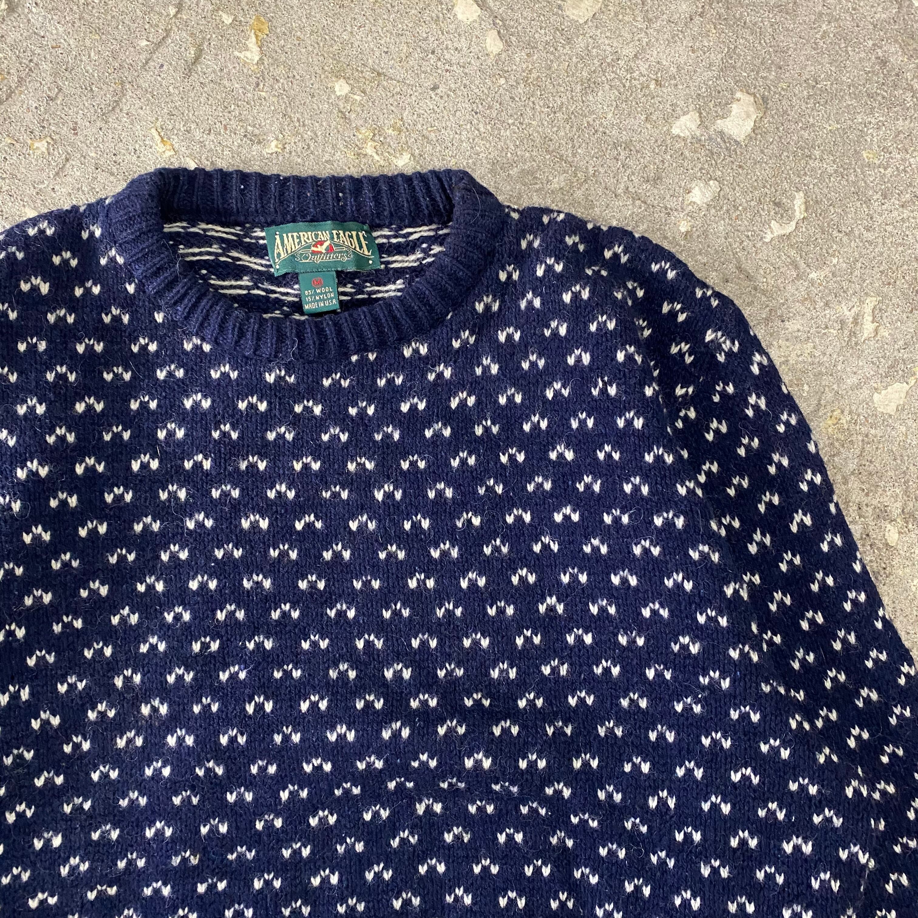 90s AMERICAN EAGLE wool knit | What