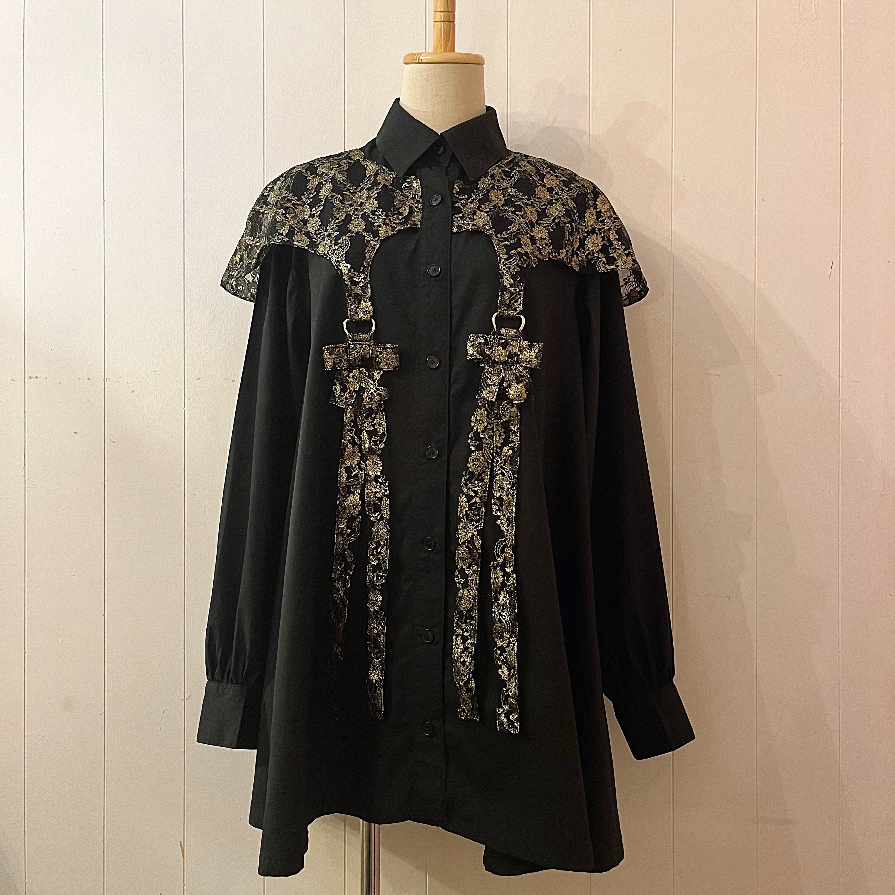 original : spark ribbon shirt mini one-piece