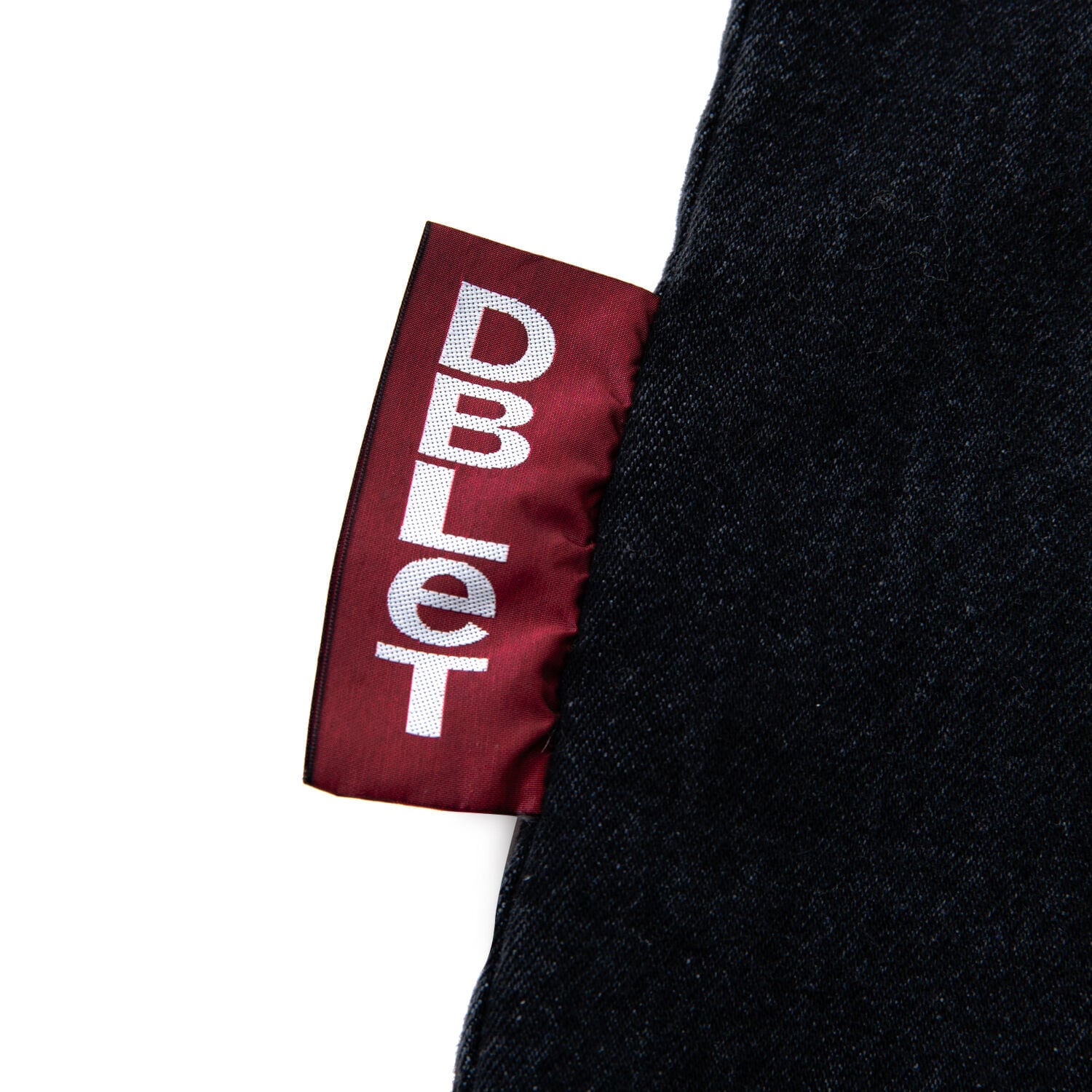 doublet RECYCLE DENIM CUT-OFF WIDE PANTS(BLACK) 22AW20PT193