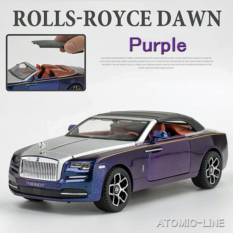 ロールスロイス ドーン Dawn カブリオレ 1/24 ミニカー 全4色 ロールスロイス ドーン Dawn カブリオレ 1/24 ミニカー 全4色