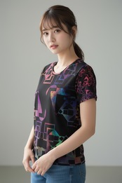 All-Over Print Women's Crew Neck T-Shirt