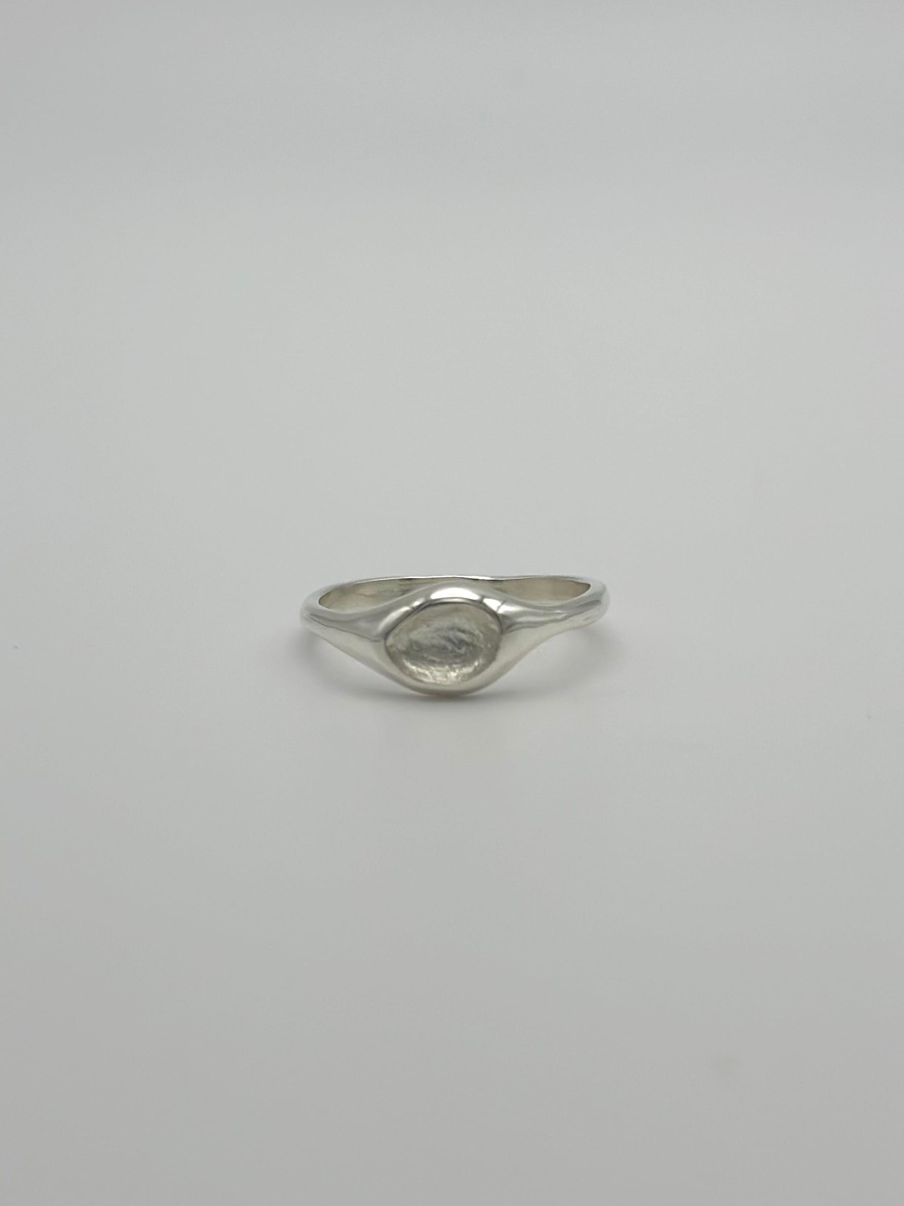 crater ring silver | magnolia