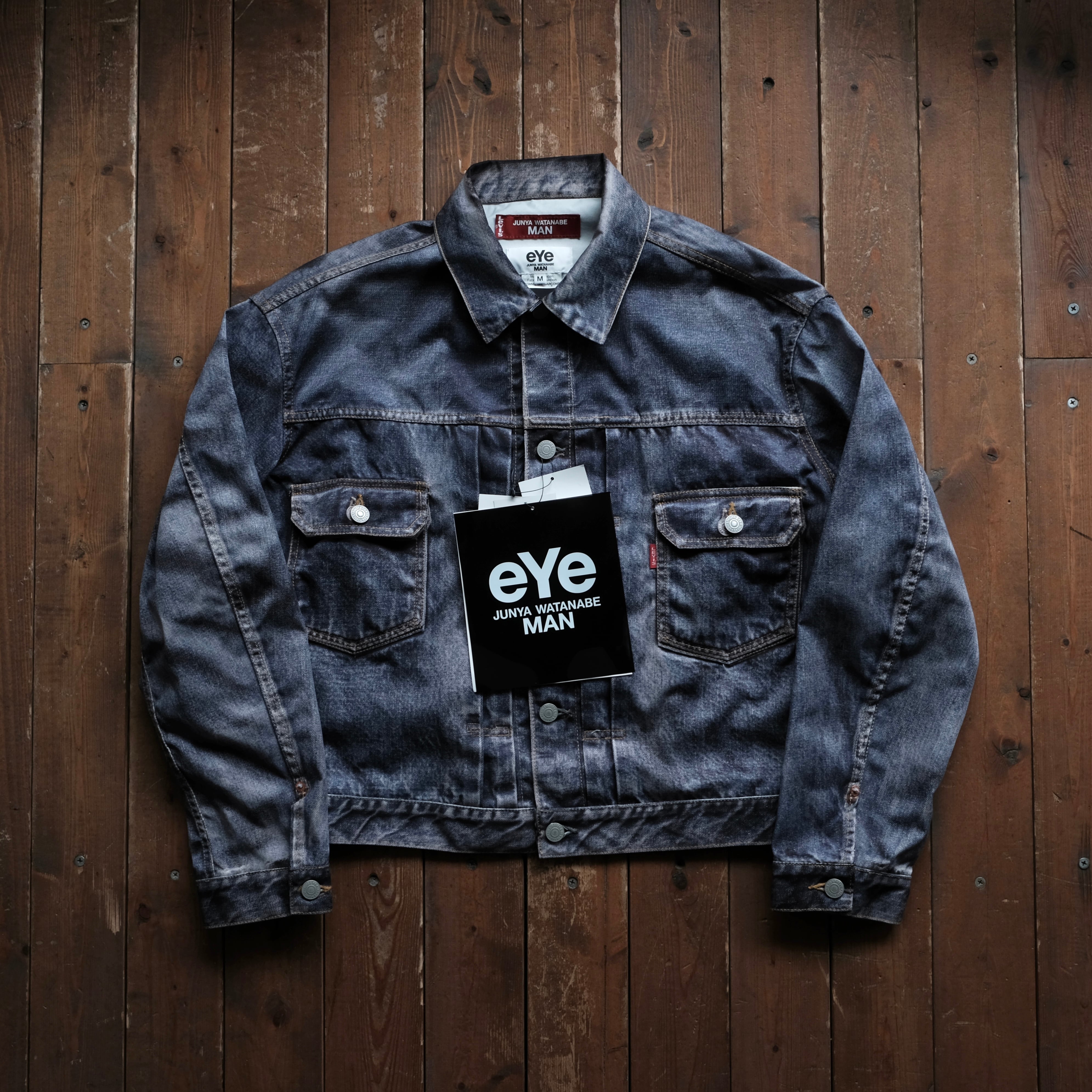 eYe JUNYA WATANABE MAN 転写 PRINT DENIM JACKET | safarionline