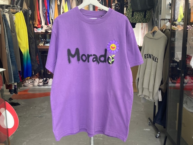 J.BALVIN × TAKASHI MURAKAMI MORADO SPRAY TEE PURPLE XL184812