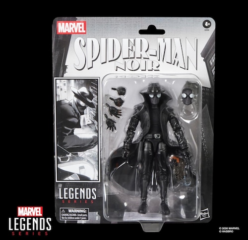 マーベルレジェンド スパイダーマン・ノワール 6インチ アクションフィギュア 開封
