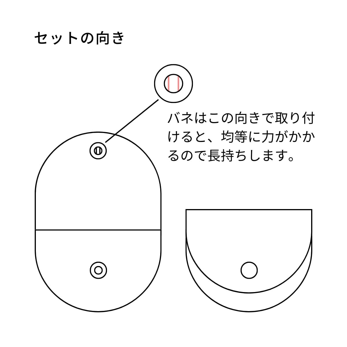 ホック 大 ニッケルシルバー / 10セット / 直径13mm / レザークラフト