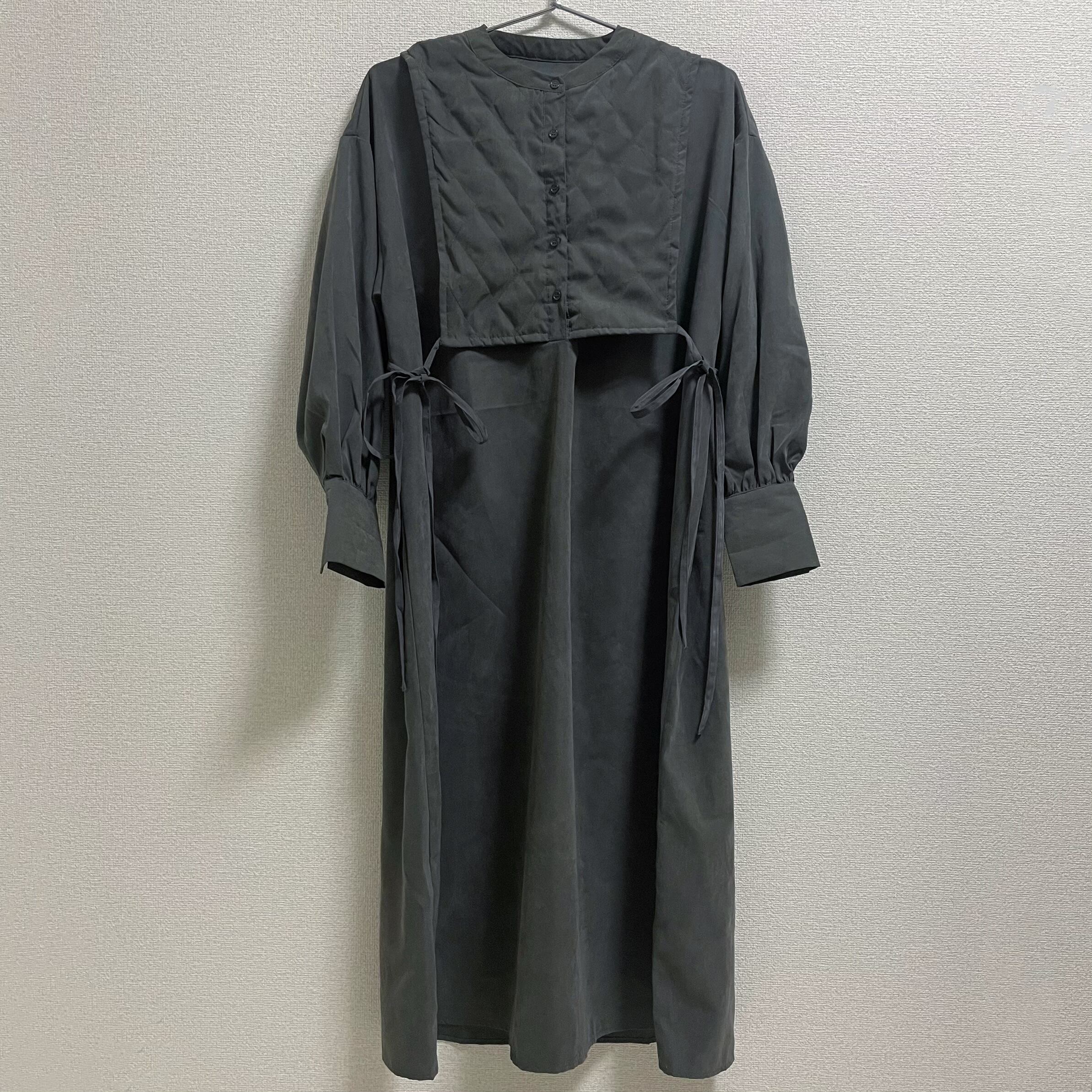 ベスト風キルティング ワンピース | precious for us