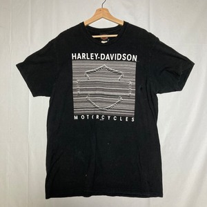 Harley-Davidson Dealer T-Shirt Tシャツ ハーレーダビッドソン コットン 半袖 BLK 黒 Barnett El Paso TX バイカー XL