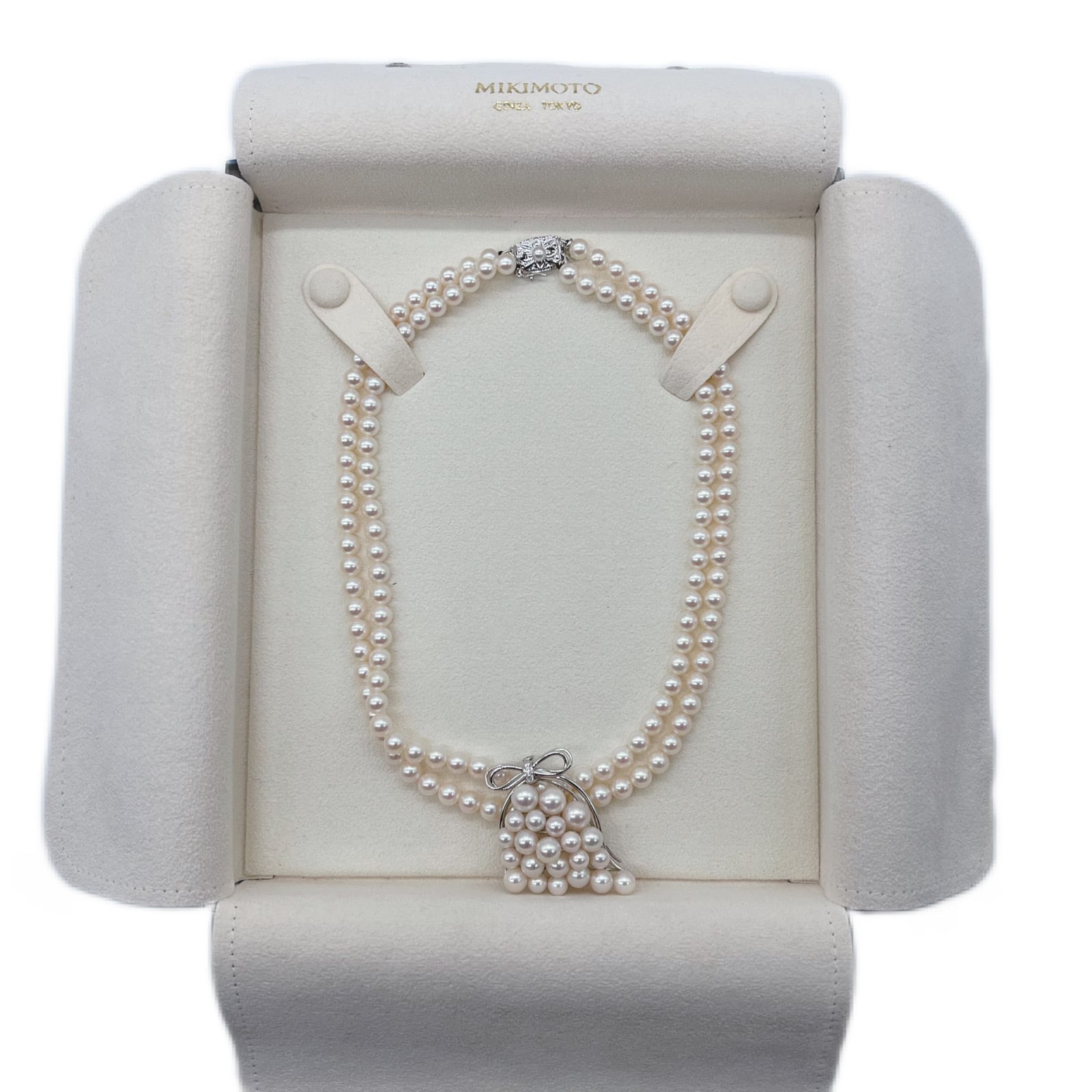MIKIMOTO】ミキモト ダイヤパールネックレス | Regalia.japan