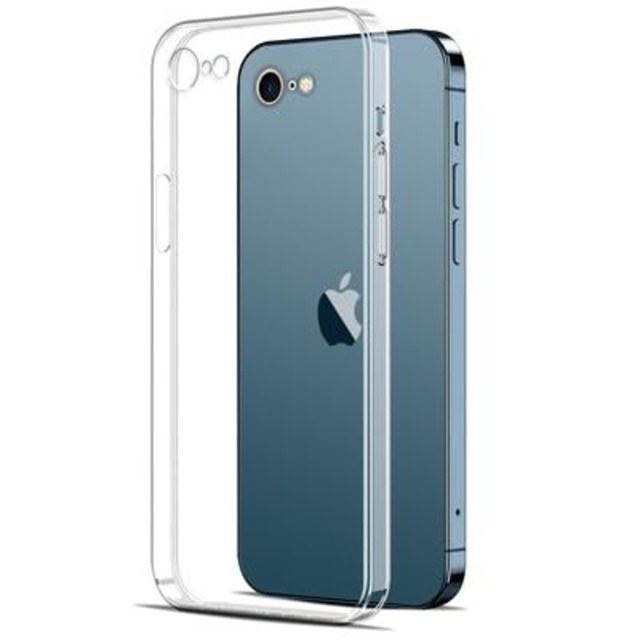 【安さで勝負!】暮らし電舎 iPhone7 iPhone8 iPhoneSE(第2/3世代)互換ケース やわらかTPU素材 ソフトケース 軽量 薄型 アイフォンケース アイフォンカバー 透明 保護 耐衝撃 耐水 7/8/SE