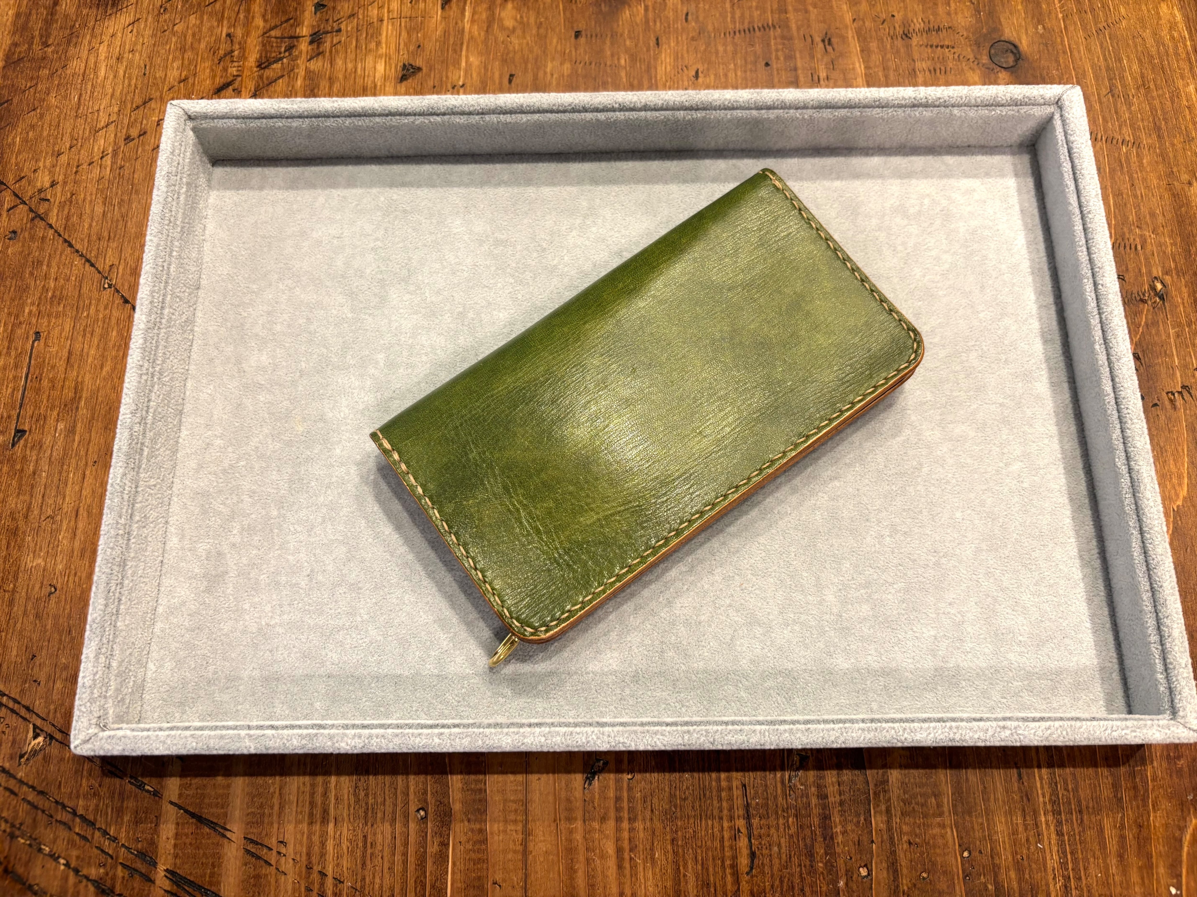 トラッカーウォレット TW01-GR 緑 グリーン 長財布 本革